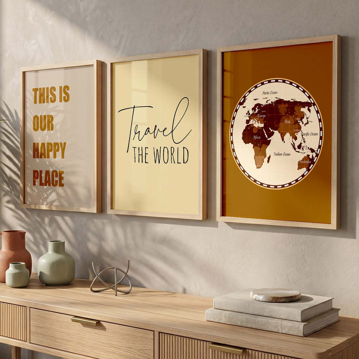 Quote  Wall   Art  Paintings for Living Room - Wall Poster With frames