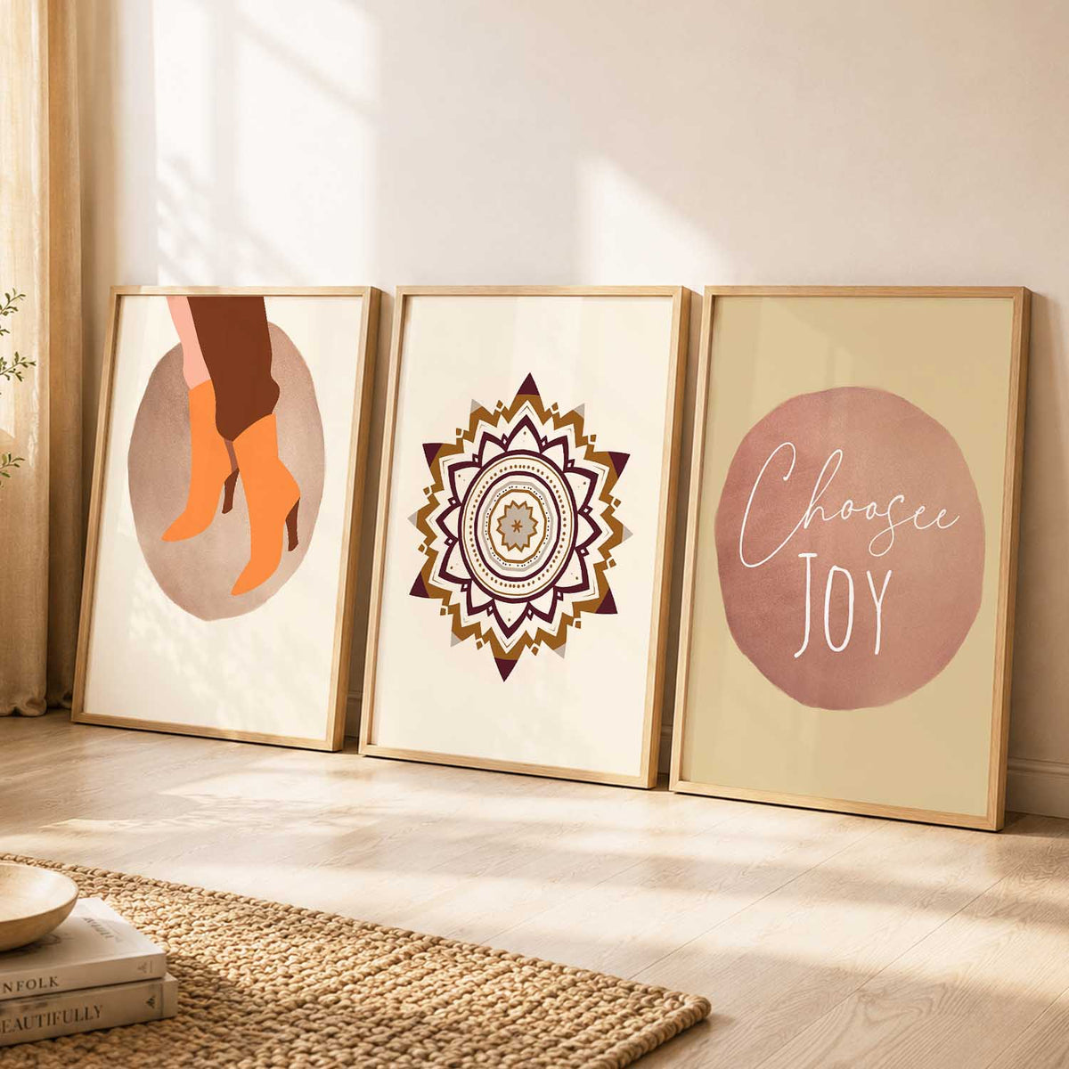 Modern   Wall   Art  Paintings for Living Room - Wall Poster With frames