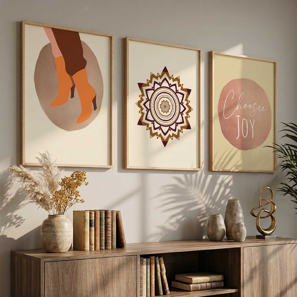Modern   Wall   Art  Paintings for Living Room - Wall Poster With frames