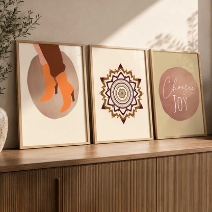 Modern   Wall   Art  Paintings for Living Room - Wall Poster With frames
