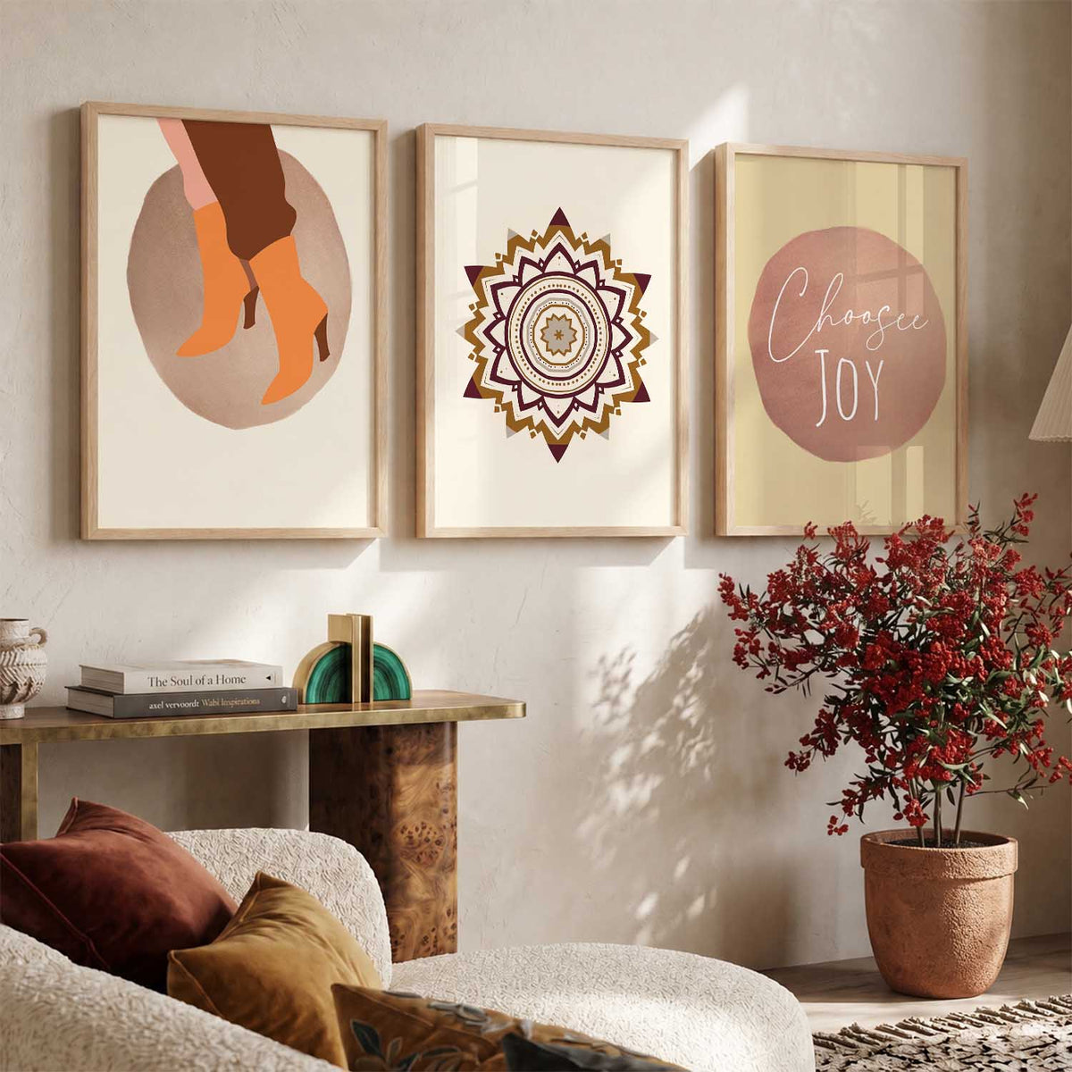 Modern   Wall   Art  Paintings for Living Room - Wall Poster With frames