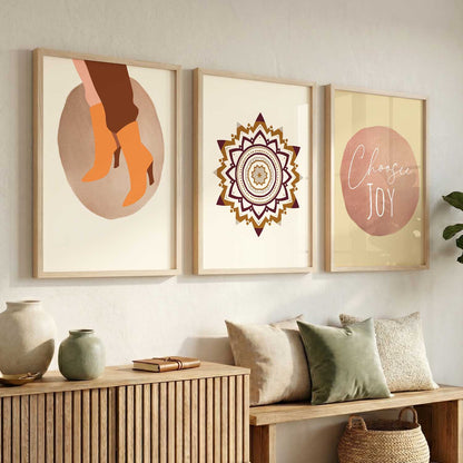 Modern   Wall   Art  Paintings for Living Room - Wall Poster With frames