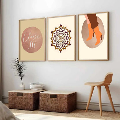 Modern   Wall   Art  Paintings for Living Room - Wall Poster With frames