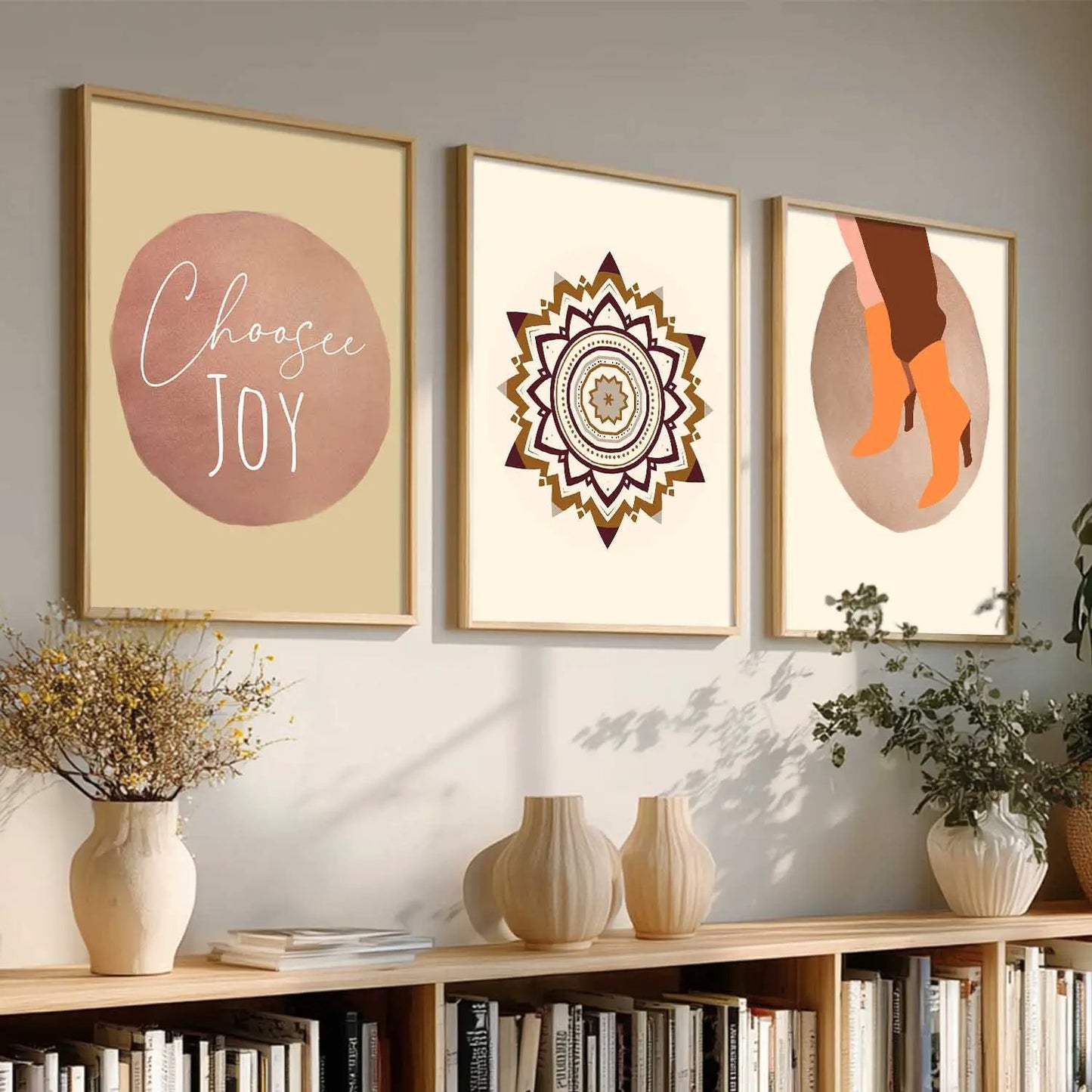 Modern   Wall   Art  Paintings for Living Room - Wall Poster With frames