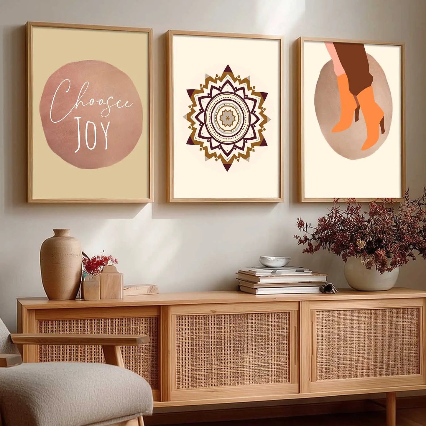 Modern   Wall   Art  Paintings for Living Room - Wall Poster With frames