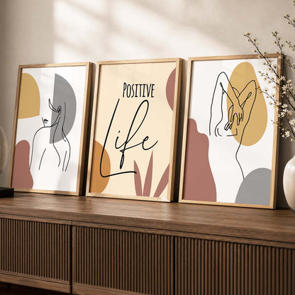 Modern Abstract Wall Decor - Framed Prints and Posters with Aesthetic Appeal