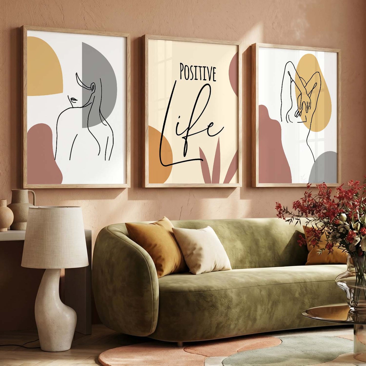 Modern Abstract Wall Decor - Framed Prints and Posters with Aesthetic Appeal