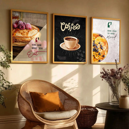 Cafe  Wall   Art  Paintings for Living Room - Wall Poster With frames