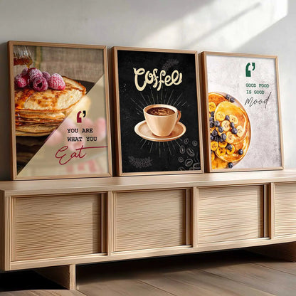 Cafe  Wall   Art  Paintings for Living Room - Wall Poster With frames