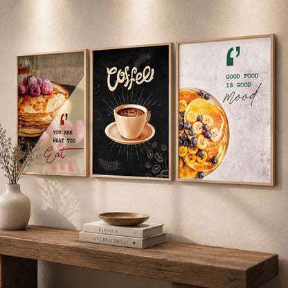 Cafe  Wall   Art  Paintings for Living Room - Wall Poster With frames