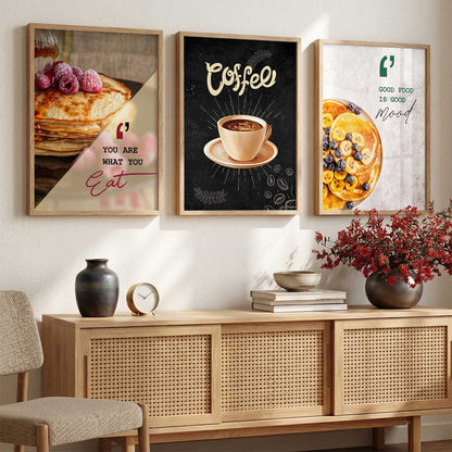 Cafe  Wall   Art  Paintings for Living Room - Wall Poster With frames