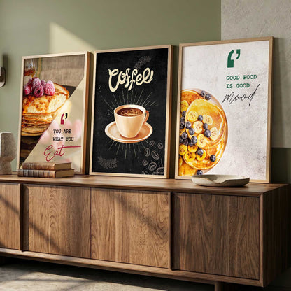 Cafe  Wall   Art  Paintings for Living Room - Wall Poster With frames