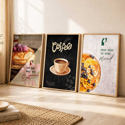 Cafe  Wall   Art  Paintings for Living Room - Wall Poster With frames