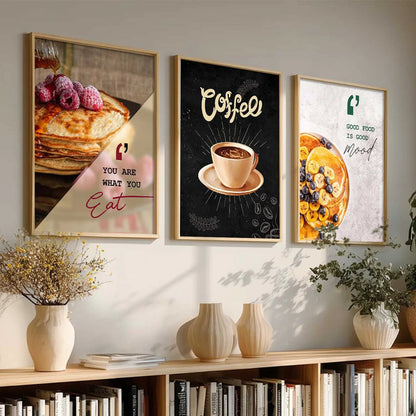 Cafe  Wall   Art  Paintings for Living Room - Wall Poster With frames