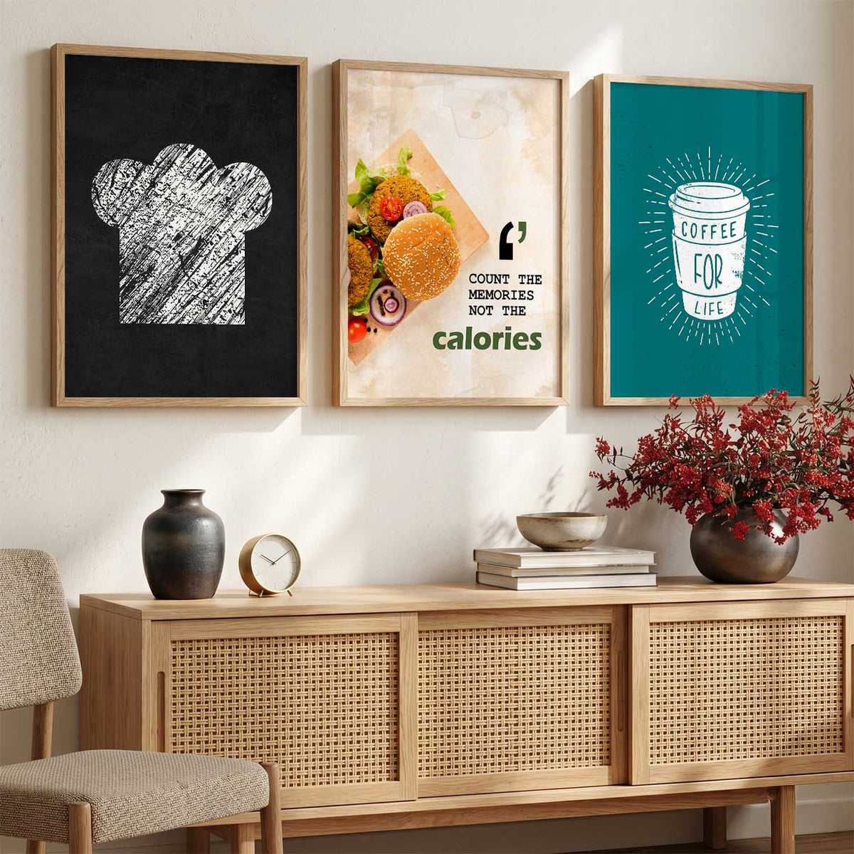 Cafe  Wall  Art  Paintings for Living Room - Wall Poster With frames
