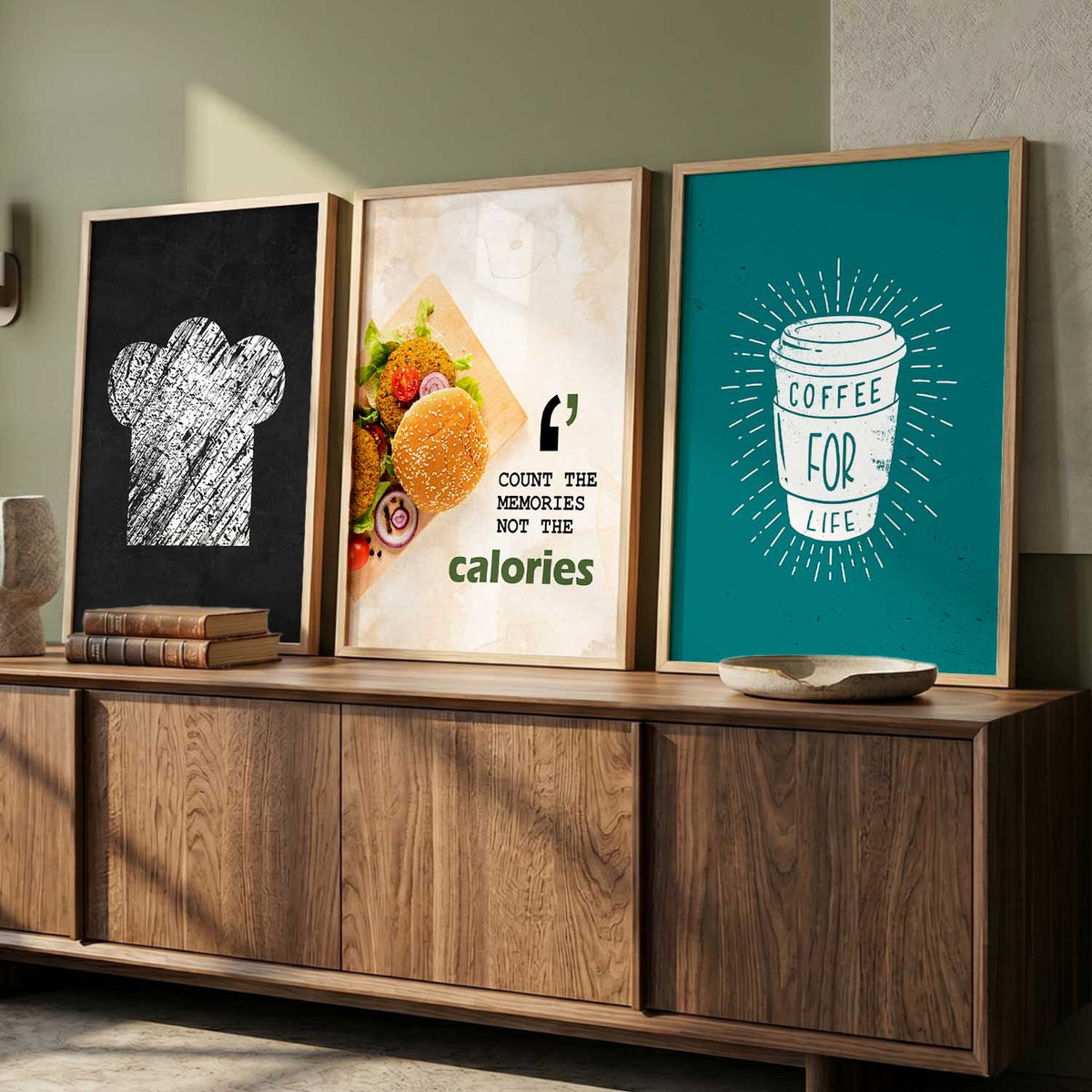 Cafe  Wall  Art  Paintings for Living Room - Wall Poster With frames