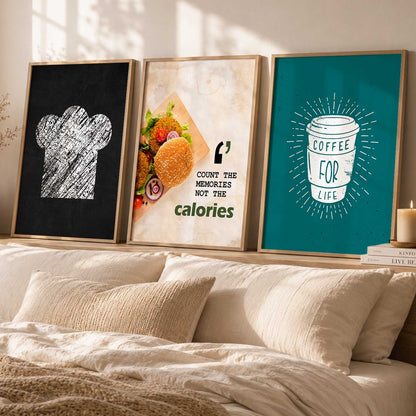 Cafe  Wall  Art  Paintings for Living Room - Wall Poster With frames