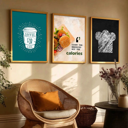 Cafe  Wall  Art  Paintings for Living Room - Wall Poster With frames