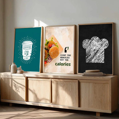 Cafe  Wall  Art  Paintings for Living Room - Wall Poster With frames