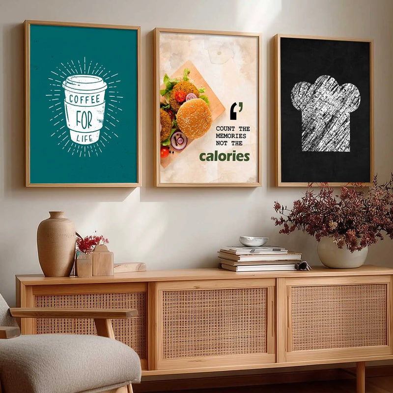 Cafe  Wall  Art  Paintings for Living Room - Wall Poster With frames