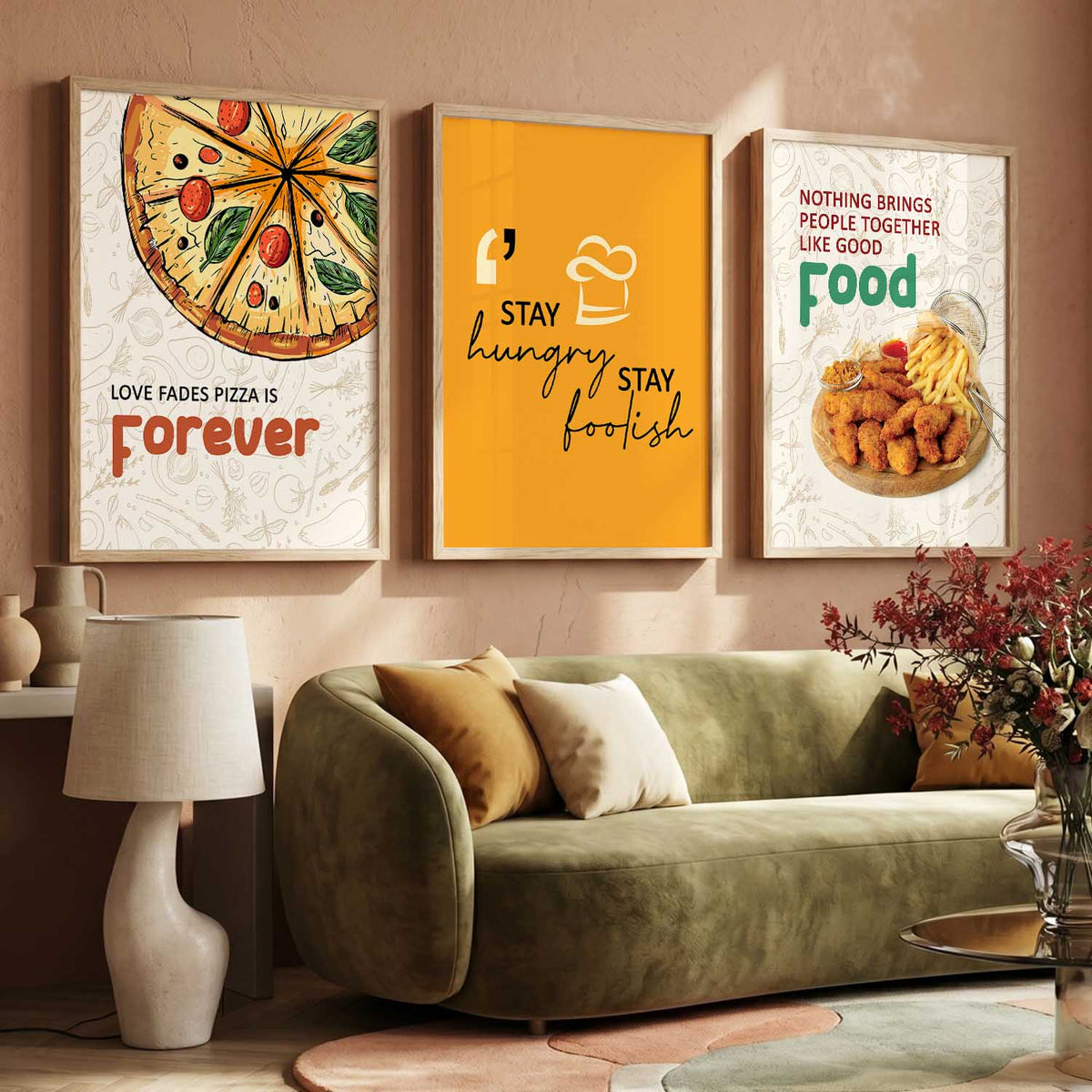 Restaurant  Wall  Art Paintings for Living Room - Wall Poster With frames