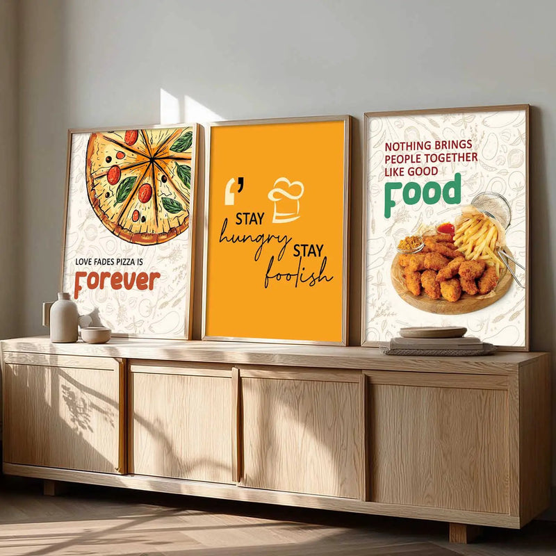 Restaurant  Wall  Art Paintings for Living Room - Wall Poster With frames
