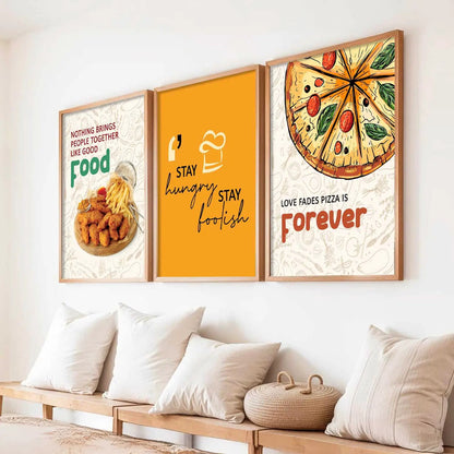 Restaurant  Wall  Art Paintings for Living Room - Wall Poster With frames