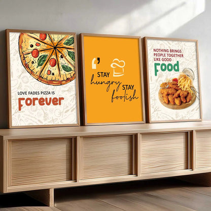 Restaurant  Wall  Art Paintings for Living Room - Wall Poster With frames
