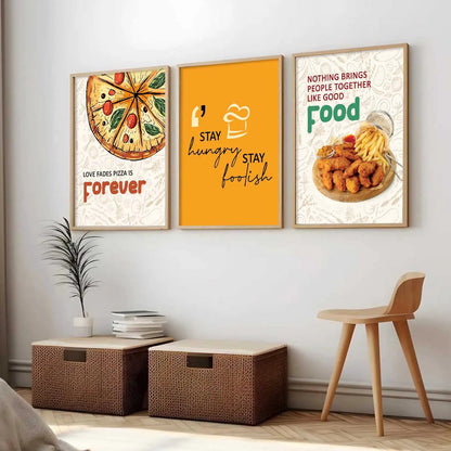 Restaurant  Wall  Art Paintings for Living Room - Wall Poster With frames
