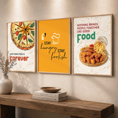 Restaurant  Wall  Art Paintings for Living Room - Wall Poster With frames