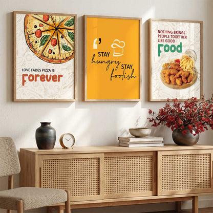 Restaurant  Wall  Art Paintings for Living Room - Wall Poster With frames