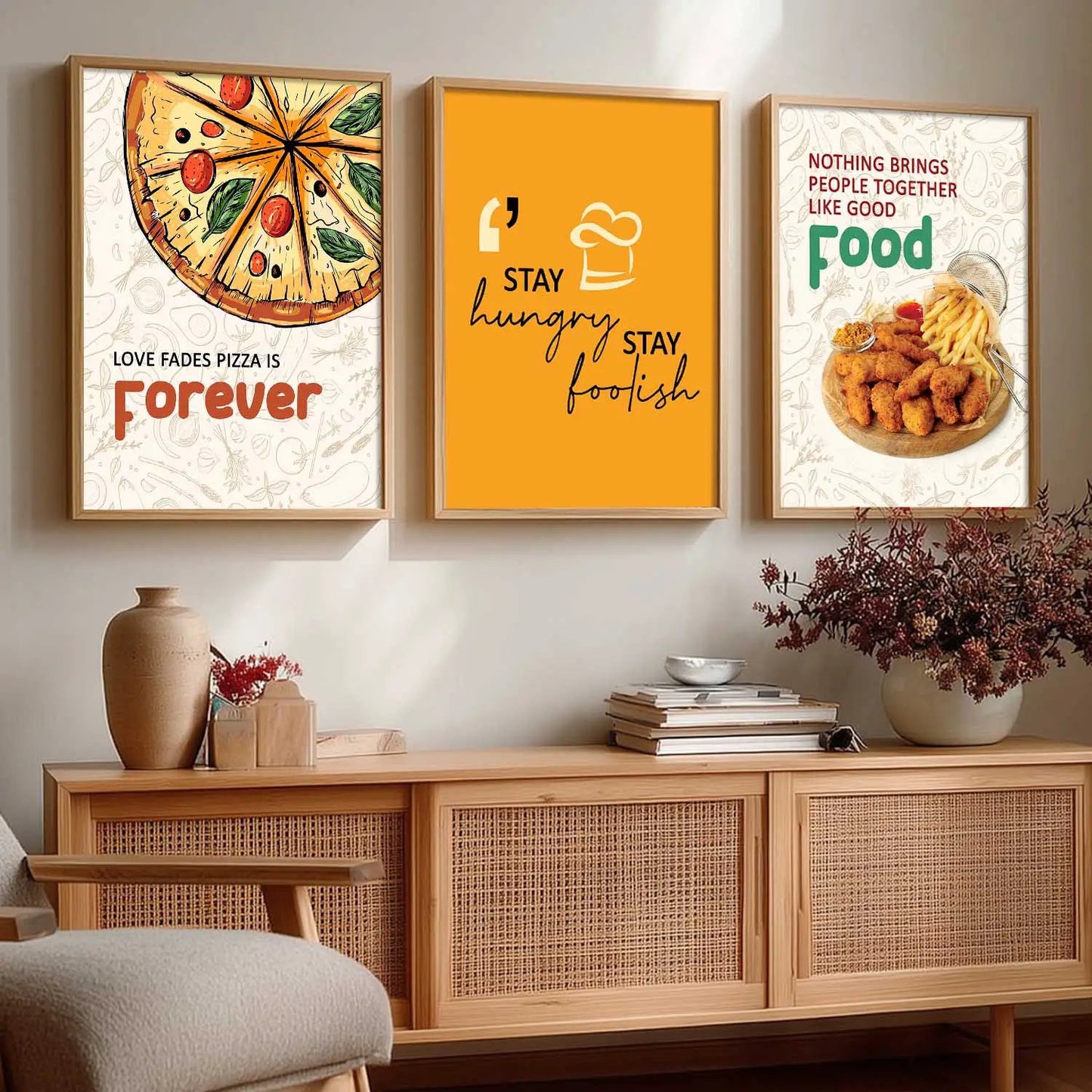 Restaurant  Wall  Art Paintings for Living Room - Wall Poster With frames