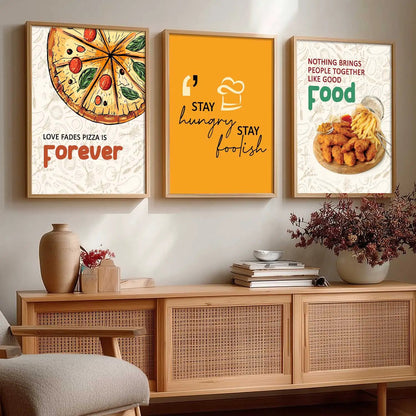 Restaurant  Wall  Art Paintings for Living Room - Wall Poster With frames