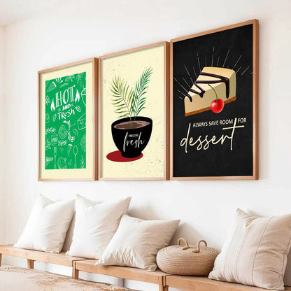 Quote Wall  Art Paintings for Living Room - Wall Poster With frames