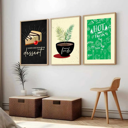Quote Wall  Art Paintings for Living Room - Wall Poster With frames