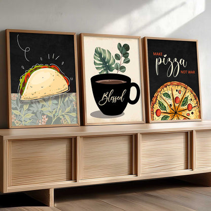 Cafe Wall Art Paintings for Living Room - Wall Poster With frames