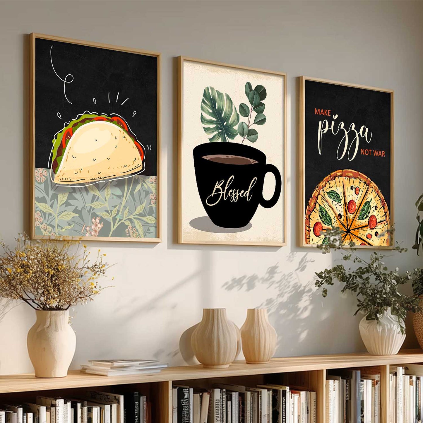 Cafe Wall Art Paintings for Living Room - Wall Poster With frames