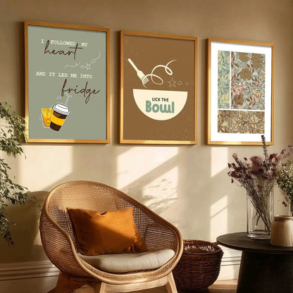 Quote  Wall  Art Paintings for Living Room - Wall Poster With frames