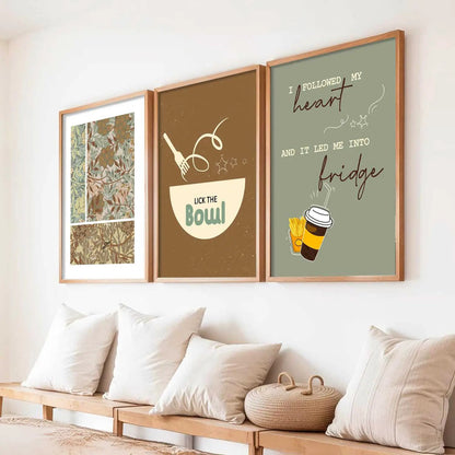 Quote  Wall  Art Paintings for Living Room - Wall Poster With frames