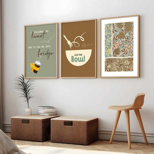 Quote  Wall  Art Paintings for Living Room - Wall Poster With frames