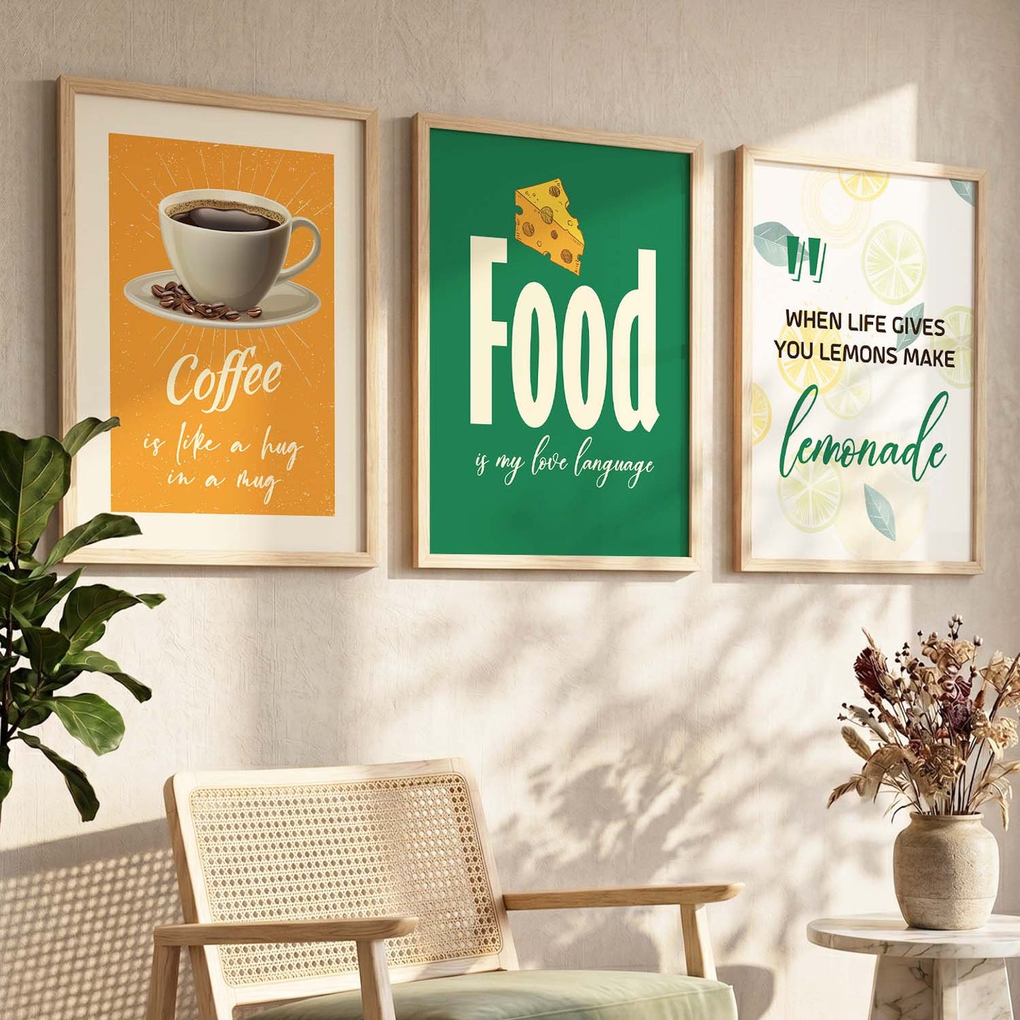 Cafe  Wall  Art  Paintings for Living Room - Wall Poster With frames
