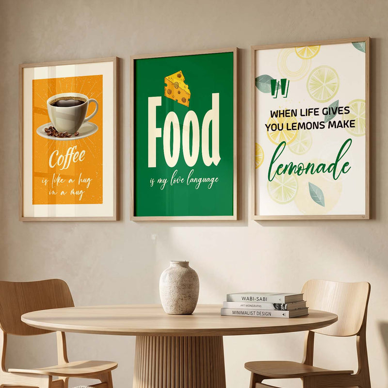 Cafe  Wall  Art  Paintings for Living Room - Wall Poster With frames
