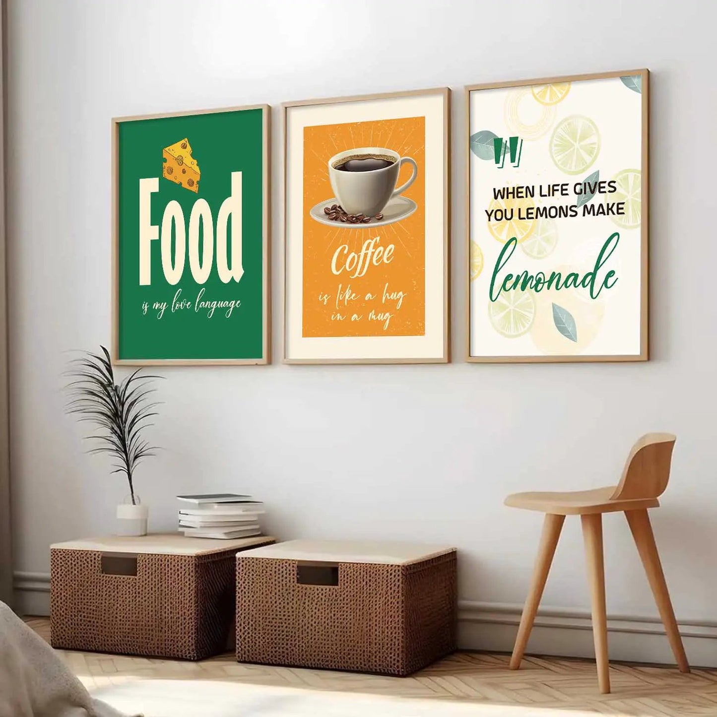 Cafe  Wall  Art  Paintings for Living Room - Wall Poster With frames