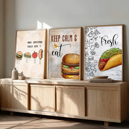 Cafe Wall Art  Paintings for Living Room - Wall Poster With frames