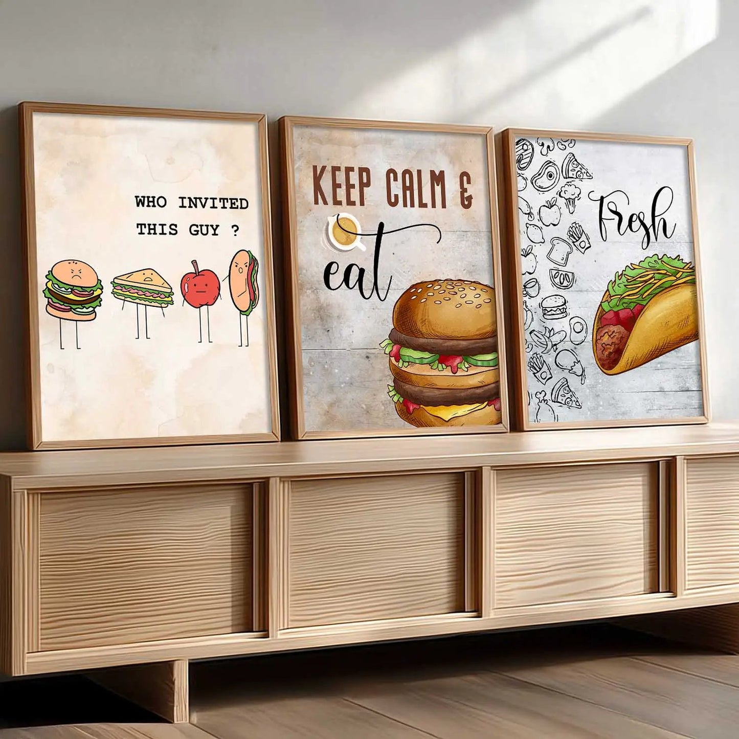 Cafe Wall Art  Paintings for Living Room - Wall Poster With frames
