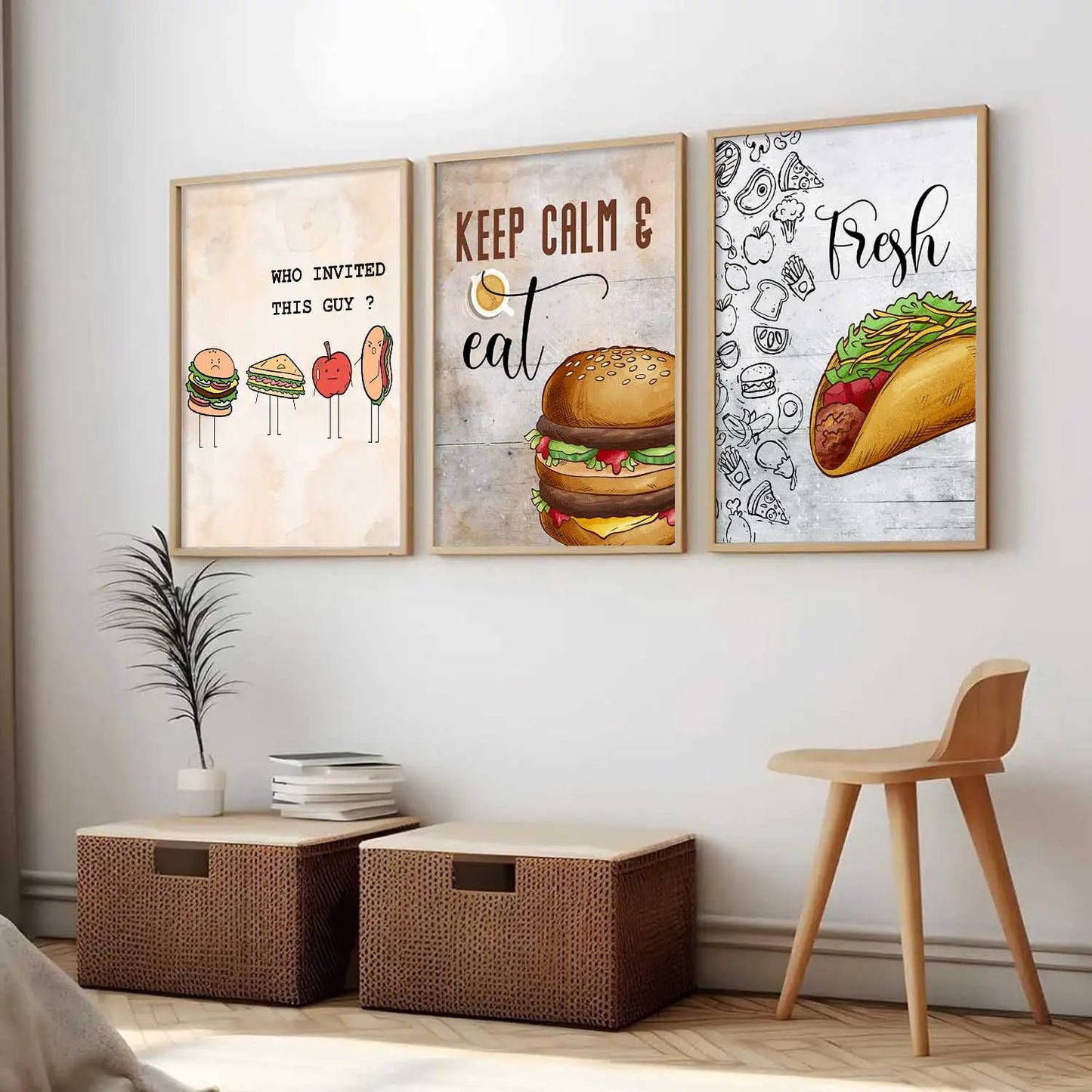 Cafe Wall Art  Paintings for Living Room - Wall Poster With frames
