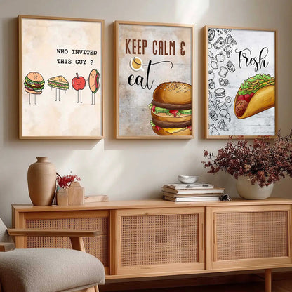 Cafe Wall Art  Paintings for Living Room - Wall Poster With frames