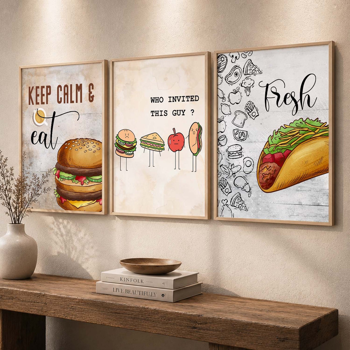 Cafe Wall Art  Paintings for Living Room - Wall Poster With frames