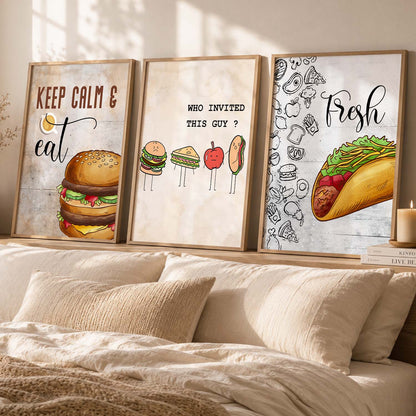 Cafe Wall Art  Paintings for Living Room - Wall Poster With frames