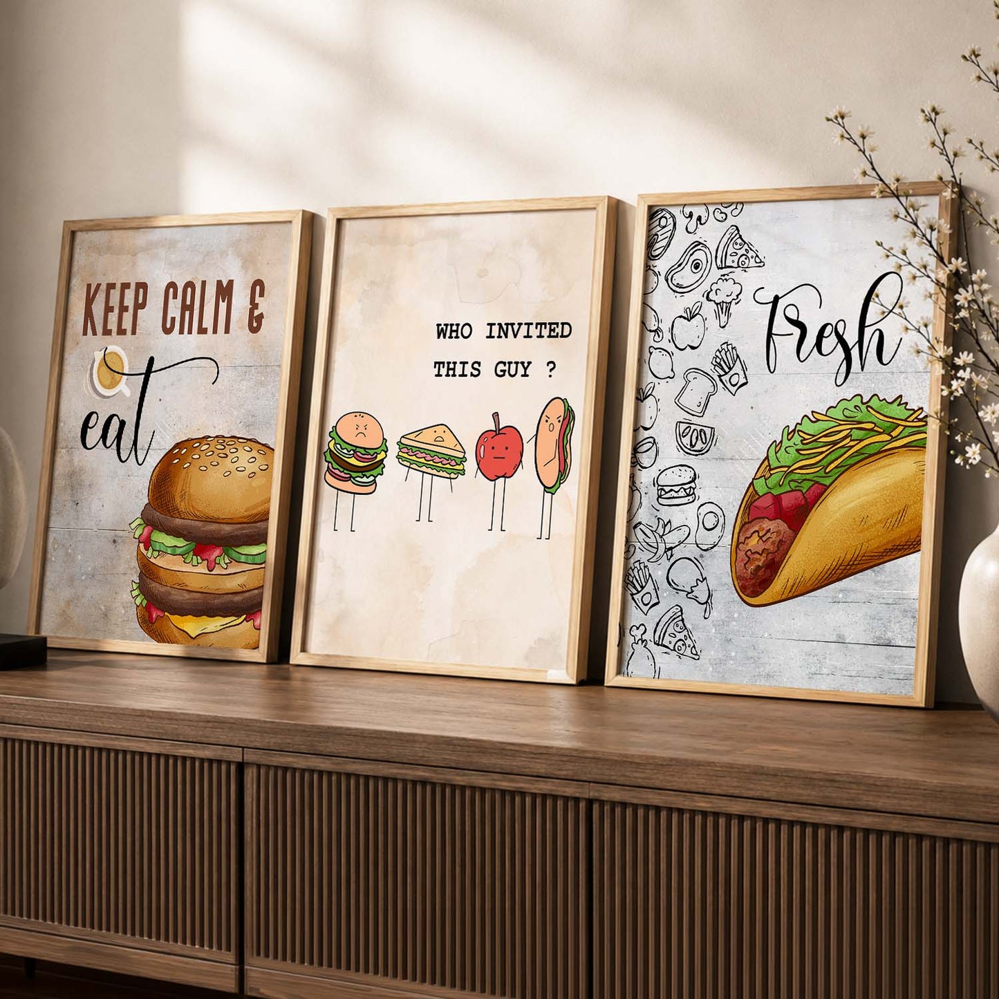 Cafe Wall Art  Paintings for Living Room - Wall Poster With frames
